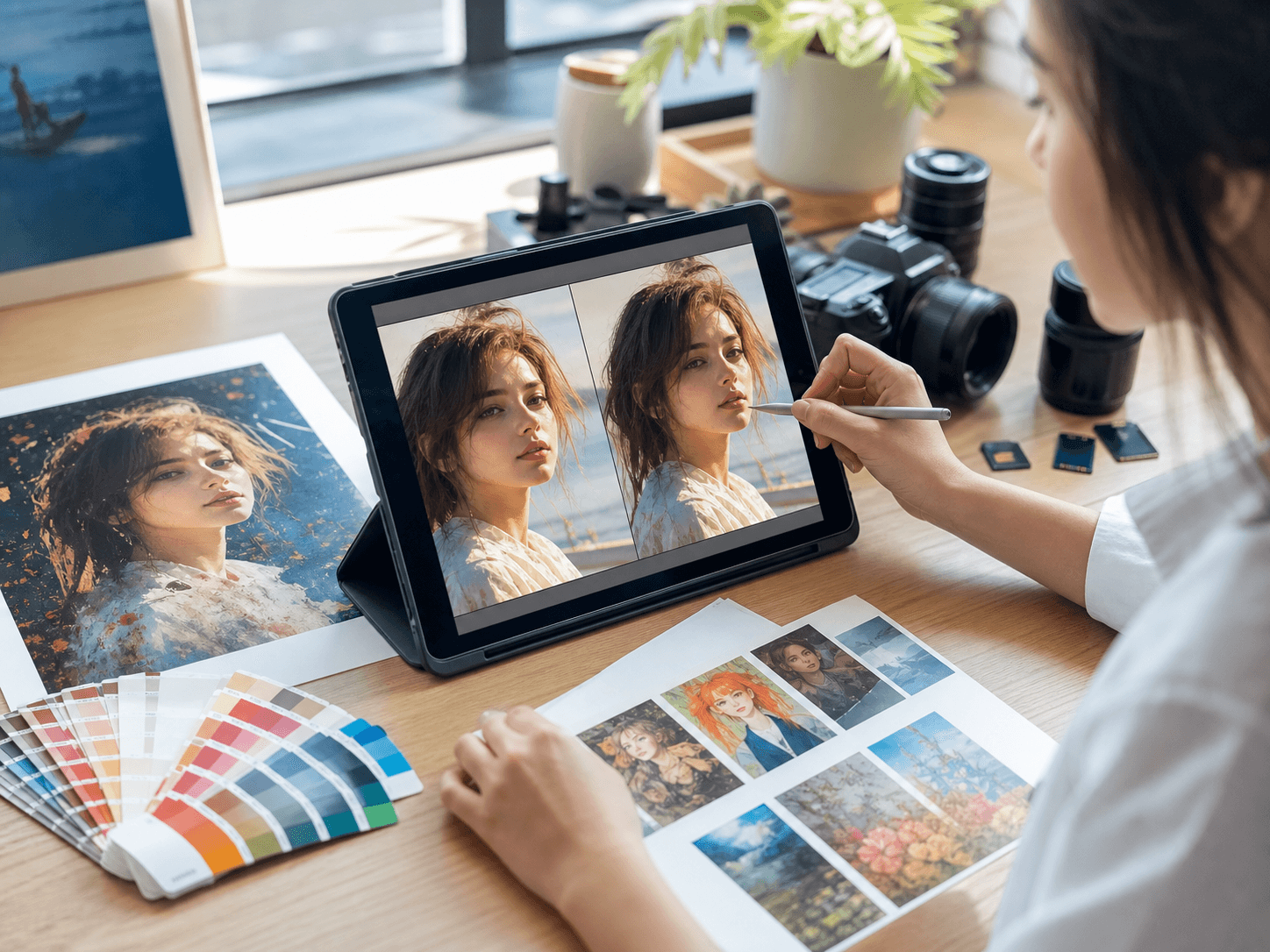Enhance Portraits, Art, and Social Visuals